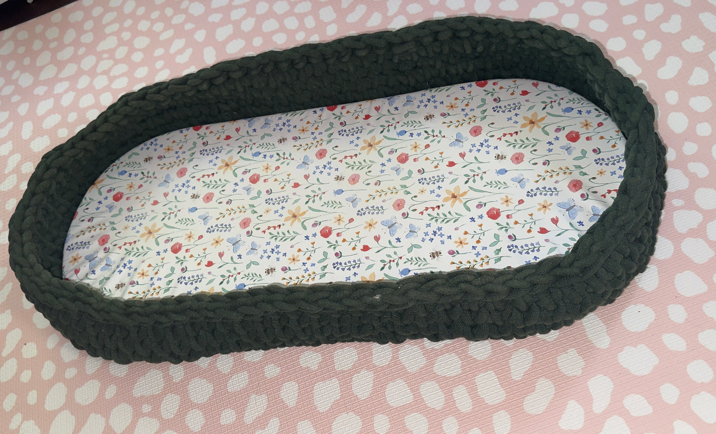 Handmade Crochet Changing Basket